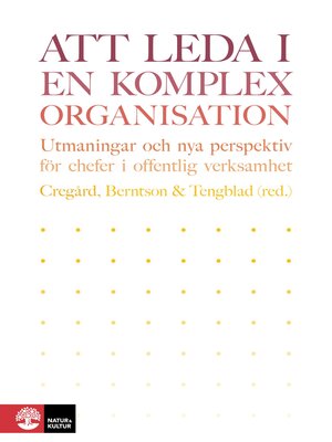 cover image of Att leda i en komplex organisation